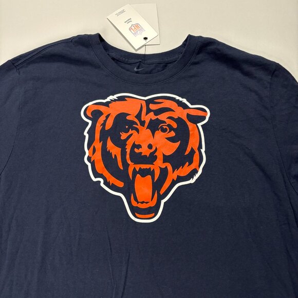 Chicago Bears Nike Mens T Shirt Blue Sz XL NWT NFL Football New - Picture 2 of 7